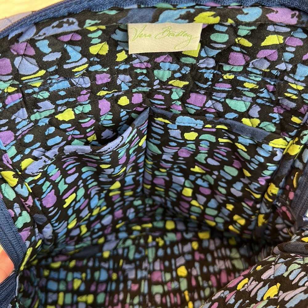 Vera Bradley Indigo Pop 💙 Backpack Purse Bag - Picture 4 of 6